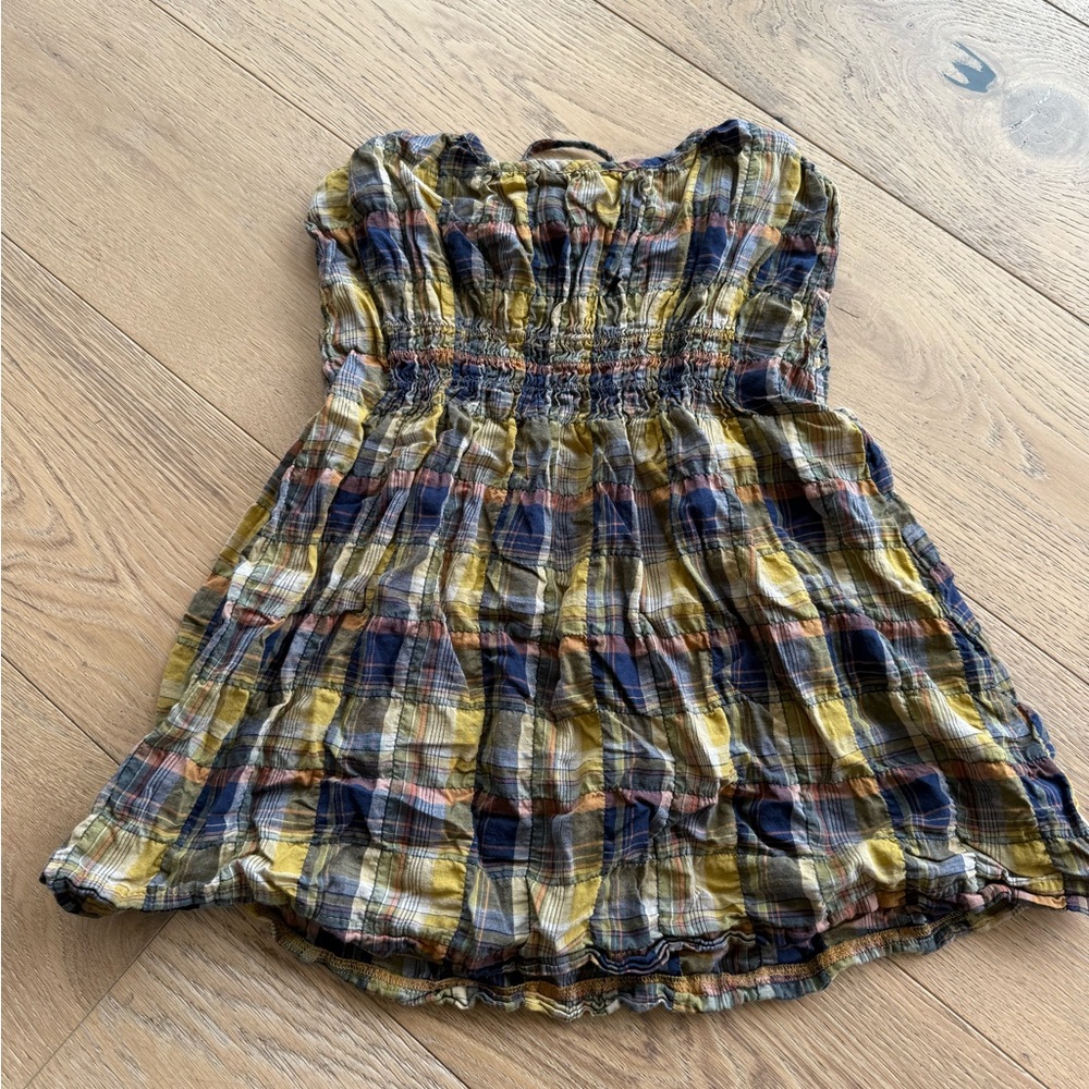 💗 Mabo Plaid Kids Dress 6/7 💗 $10 when you buy 4 or more 💗